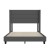 Flash Furniture YK-1078-CHAR-F-GG Full Upholstered Platform Bed with Wingback Headboard, Charcoal Faux Linen addl-9