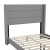 Flash Furniture YK-1078-GY-F-GG Full Upholstered Platform Bed with Wingback Headboard, Gray Faux Linen addl-10