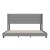 Flash Furniture YK-1078-GY-K-GG King Upholstered Platform Bed with Wingback Headboard, Gray Faux Linen addl-9