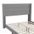 Flash Furniture YK-1078-GY-Q-GG Queen Upholstered Platform Bed with Wingback Headboard, Gray Faux Linen addl-10