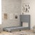 Flash Furniture YK-1078-GY-T-GG Twin Upholstered Platform Bed with Wingback Headboard, Gray Faux Linen addl-5