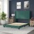 Flash Furniture YK-1079-GR-F-GG Full Upholstered Platform Bed with Vertical Stitched Wingback Headboard, Emerald Velvet addl-6