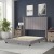 Flash Furniture YK-1079-GY-F-GG Full Upholstered Platform Bed with Vertical Stitched Wingback Headboard, Gray Velvet addl-5