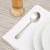 Winco 0023-04 Caspian Hammered Medium Weight Bouillon Spoon 6-1/4" (12/Pack) addl-1