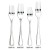 Winco 0030-051 Shangarila Extra Heavyweight Dinner Fork 7-1/2" (12/Pack) addl-1