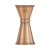 Winco BAJ-7AC After5 Jigger, Antique Copper - 1/2 x 3/4 oz addl-1
