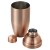 Winco BASS-24AC After5 3-Piece Bar Shaker Set, Antique Copper 24 oz. addl-1