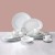 Winco BPO-13 Birkhall Porcelain Oval Platter With Rolled Edge 13"L - 1 dozen addl-1