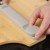 Winco BPP1214 Old Stone Bamboo Pizza Peel with Folding Handle 12" x 14" addl-1