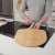 Winco BPP1214 Old Stone Bamboo Pizza Peel with Folding Handle 12" x 14" addl-2