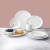 Winco BPR-105NR Birkhall Porcelain Plate with Narrow Rim 10-1/2" dia. - 1 dozen addl-1