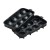Winco ICCP-8K Bar Maid Black Silicone Ice Tray, 8 Compartments addl-1