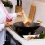 Winco J20-1140 Carbon Steel Round Bottom Wok with Birch Handles, 14" addl-7