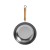 Winco J21-9979 Uncoated Carbon Steel Stir Fry Pan with Birch Handle, 12" addl-1