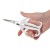 Winco KCHZ09009 Joyce Chen Kitchen Scissors with White Handles  (2/Pack) addl-1