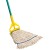 Winco MOP-20W White Cotton/Poly Blend Looped End Wet Mop Head 20 oz. addl-1