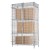 Winco VCG-1848 Chrome-Plated Security Cage, 18" x 48" x 63" addl-1