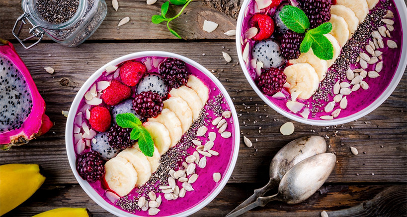 Smoothie bowls are all the rage