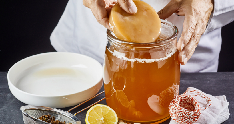 Learn how to make kombucha tea to get fizz and cheer for a healthy new year