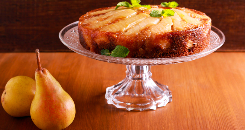 For a fall dessert that's a winner, try upside-down pear cake.