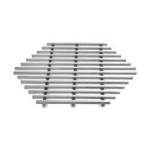 Rosseto SM225 Honeycomb&trade; Small Stainless Steel Track Grill 13.15&quot; x 11.45&quot; x 0.8&quot;