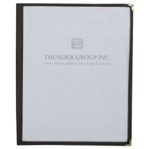 Thunder Group PLMENU-1 1 Page Clear Menu Cover 8-1/2&quot; x 11&quot;