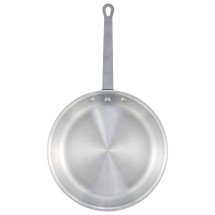 Winco AFP-10A 10&quot; Gladiator Aluminum Fry Pan with Natural Finish