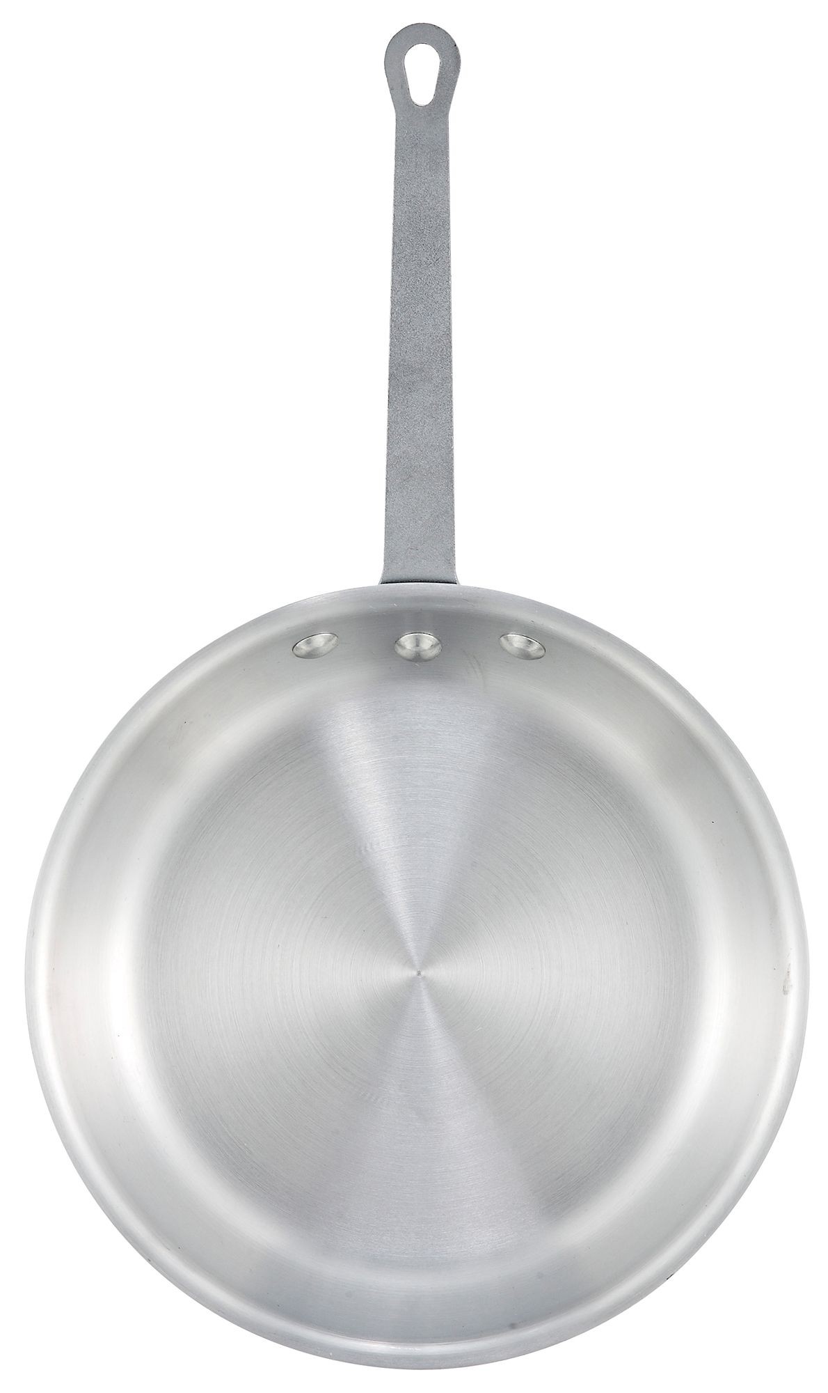 Winco AFP-10A 10" Gladiator Aluminum Fry Pan with Natural Finish