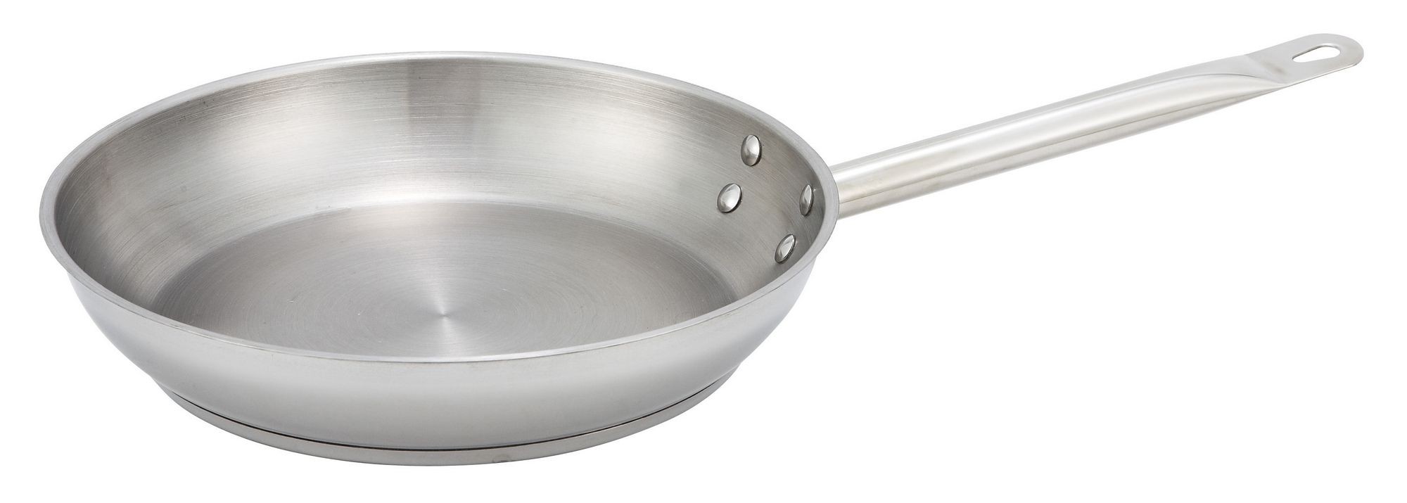 Winco SSFP-11 Stainless Steel Induction Fry Pan 11"