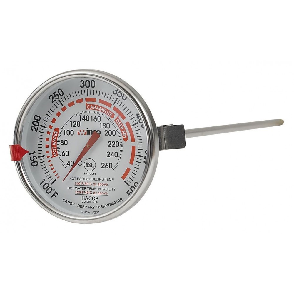 Winco TMT-CDF5 12 Probe Candy/Deep Fry Thermometer - LionsDeal