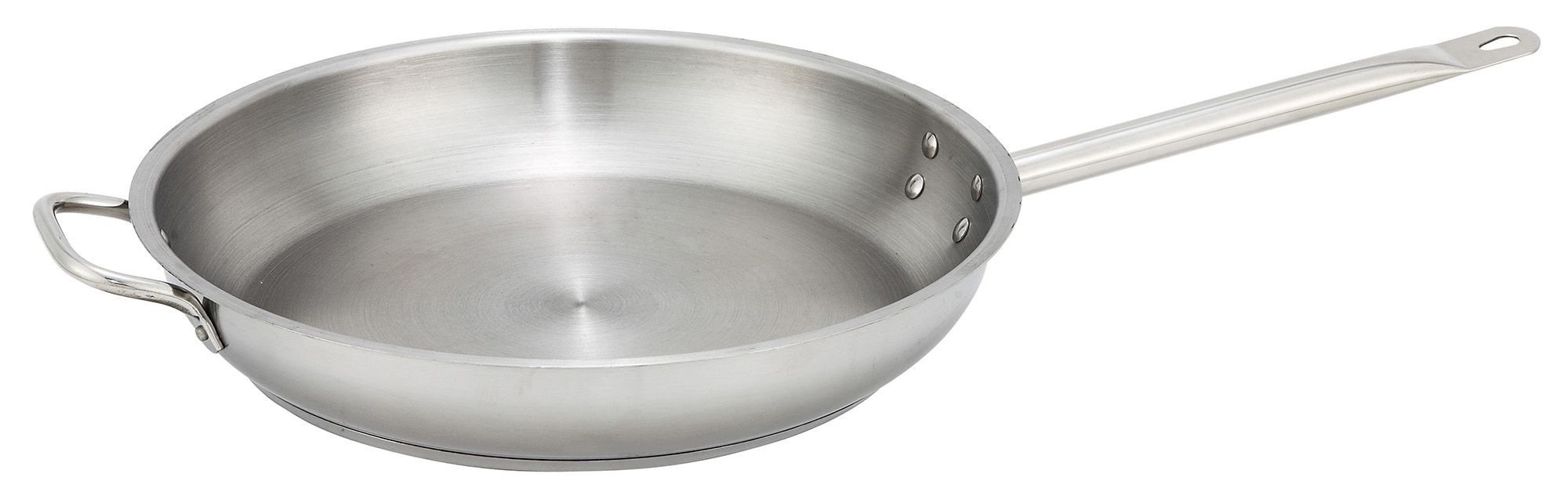 Winco SSFP-12 Stainless Steel Induction Fry Pan 12"
