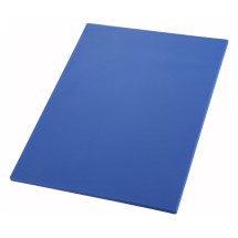 Winco CBBU-1218 Blue Plastic Cutting Board 12&quot;x 18&quot; x 1/2&quot;