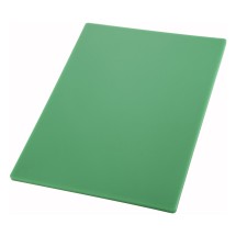 Winco CBGR-1218 Green Plastic Cutting Board 12&quot; x 18&quot; x 1/2&quot;