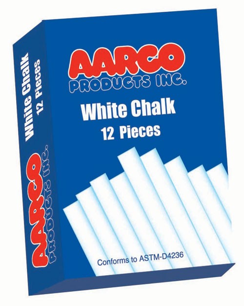Aarco Products WCS-144 144 Boxes of White Chalk