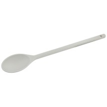 Winco NS-15W 15&quot; Off White Nylon Serving Spoon