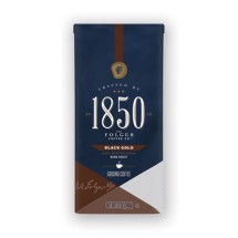 1850 Coffee, Black Gold, Dark Roast, Ground, 12 oz. Bag, 6/Carton