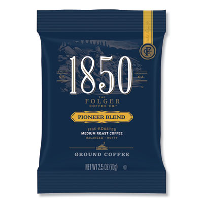 1850 Coffee Fraction Packs, Pioneer Blend, Medium Roast, 2.5 oz. Pack, 24 Packs/Carton