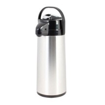Thunder Group ASLG322 Glass Lined Stainless Steel Airpot with Lever Pump 2.2 Liter