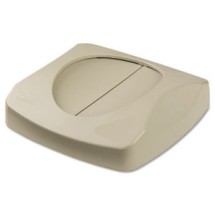 Untouchable Swing Lid for Square Cans, Beige