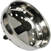 Winco SIK-3 3&quot; Sink Strainer with 2.5&quot; Stopper