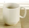 Yanco RE-12-P Recovery 3 7/8" x 3 1/2" Stackable Prime Mug 12 oz.