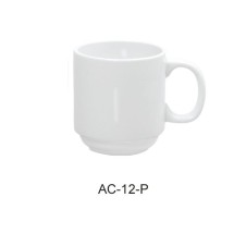 Yanco AC-12-P Abco 3 7/8&quot; x 3 1/2&quot; Stackable Prime Mug 12 oz.
