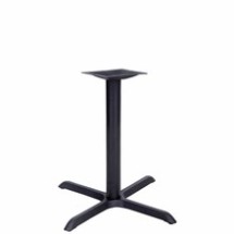 Flash Furniture XU-T3030-GG 30&quot; x 30&quot; Restaurant Table X-Base with 3&quot; Column
