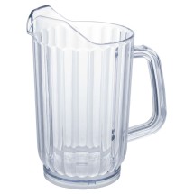 Winco WPS-32 Clear Plastic 32 oz. Water Pitcher