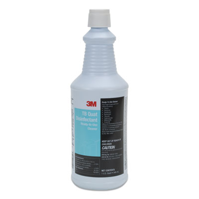 3M TB Quat Disinfectant Cleaner Concentrate 32 oz. Bottle, 12/Carton