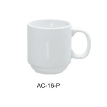 Yanco AC-16-P Abco 4 1/4&quot; X3 3/4&quot; Stackable Prime Mug 16 oz.