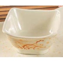Yanco OR-5450 Gold Orchis 4 3/4&quot; Square Bowl