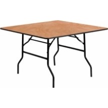 Flash Furniture YT-WFFT48-SQ-GG 48&quot; Square Wood Folding Banquet Table