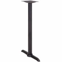 Flash Furniture XU-T0522-BAR-GG 5&quot; x 22&quot; Restaurant Table T-Base with 3&quot; Dia. Bar Height Column