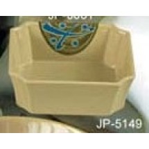 Yanco JP-5149 Japanese 5 1/4&quot; x 4 3/4&quot; Rectangular Side Dish